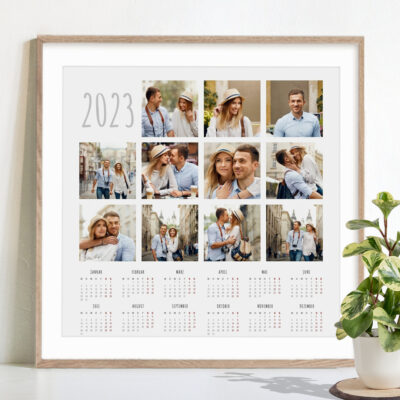 12 bilder kalendar collage