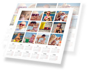 Fotocollage als Kalender - Mit 12 Fotos GRATIS erstellen!