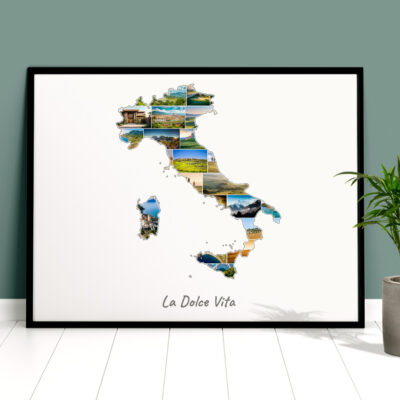 geschenk collage land italien