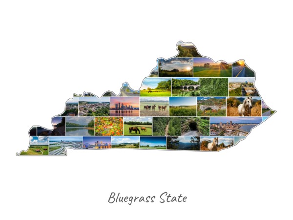 Kentucky-Collage mit eigenen Fotos befüllt