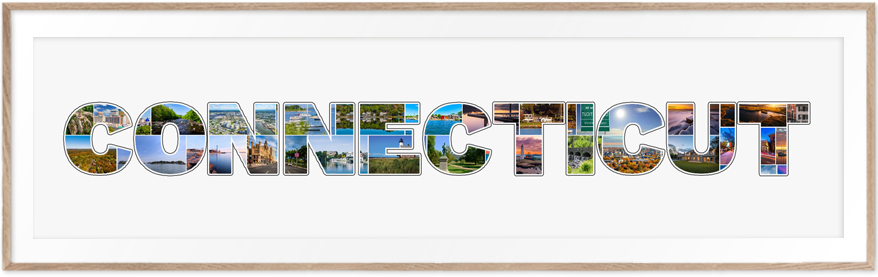 Eine Connecticut-Collage ist eine wunderschöne Erinnerung
