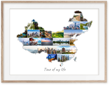 Deine China-Collage aus eigenen Fotos