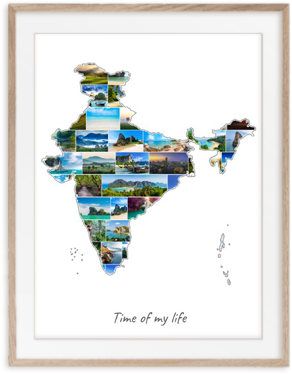 Deine Indien-Collage aus eigenen Fotos