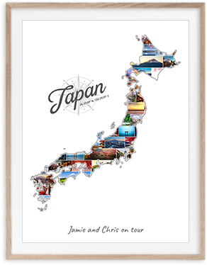 Deine Japan-Collage aus eigenen Fotos