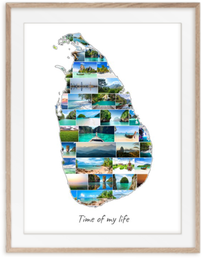 Deine Sri Lanka-Collage aus eigenen Fotos