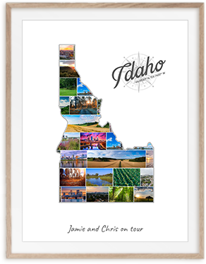 Deine Idaho-Collage aus eigenen Fotos