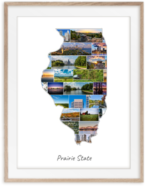 Deine Illinois-Collage aus eigenen Fotos