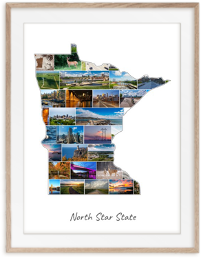 Deine Minnesota-Collage aus eigenen Fotos