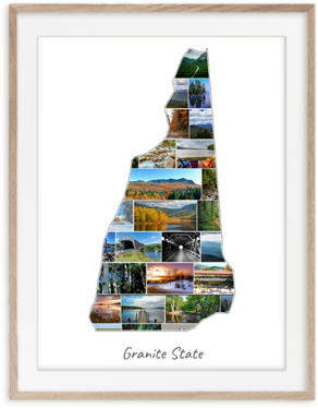 Deine New Hampshire-Collage aus eigenen Fotos