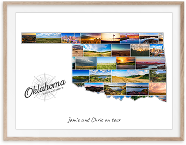 Deine Oklahoma-Collage aus eigenen Fotos