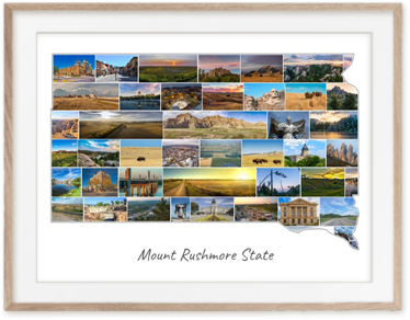 Deine South Dakota-Collage aus eigenen Fotos