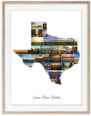 Deine Texas-Collage aus eigenen Fotos
