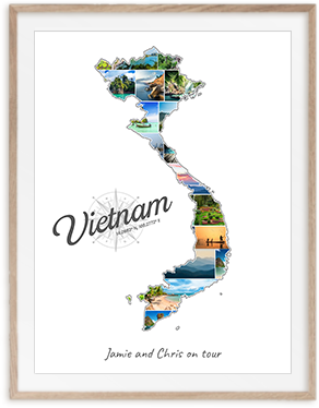 Deine Vietnam-Collage aus eigenen Fotos