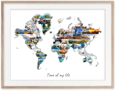 Deine Welt-Collage aus eigenen Fotos