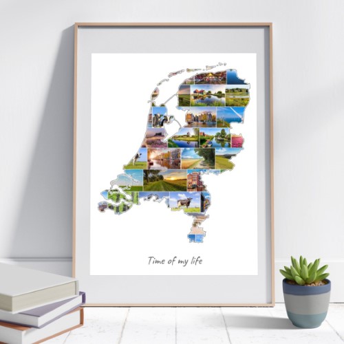 Die Niederlande-Collage kann individuell gestaltet werden